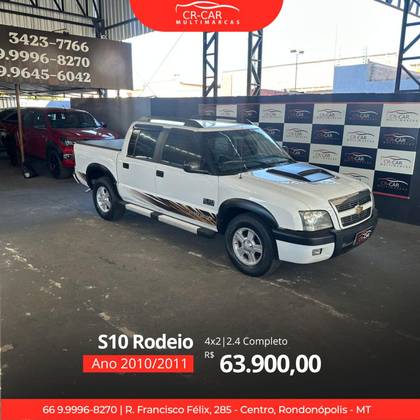CHEVROLET S10 2.4 MPFI RODEIO 4X2 CD 8V FLEX 4P MANUAL